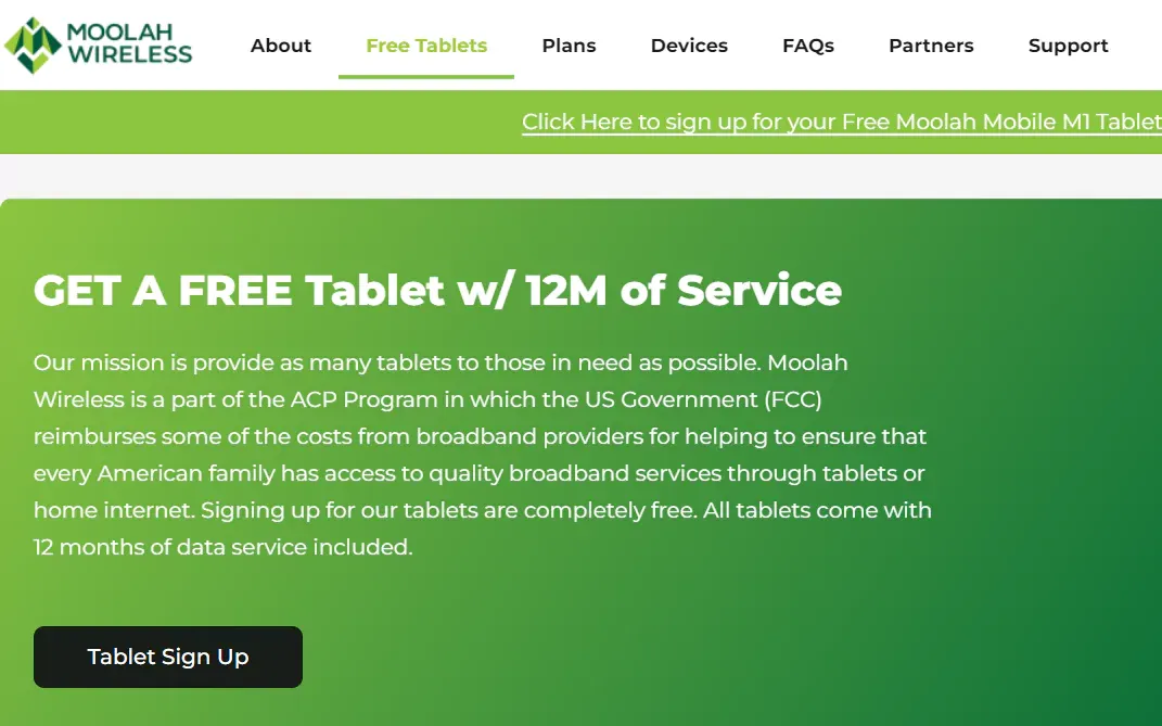 Moolah Wireless Website